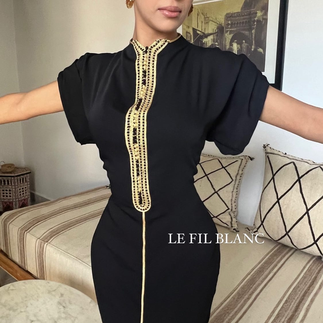 BLACK EMIR JELLABA