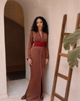 CAFTAN SULTANA MARRON
