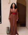 CAFTAN SULTANA MARRON