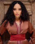 CAFTAN SULTANA MARRON